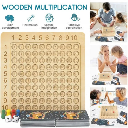 Wooden Montessori Math Operations Board Game