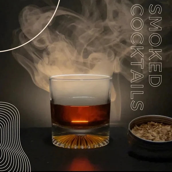 Cocktail Smoker with 8 flavors -Bourbon Whiskey Gifts for Men