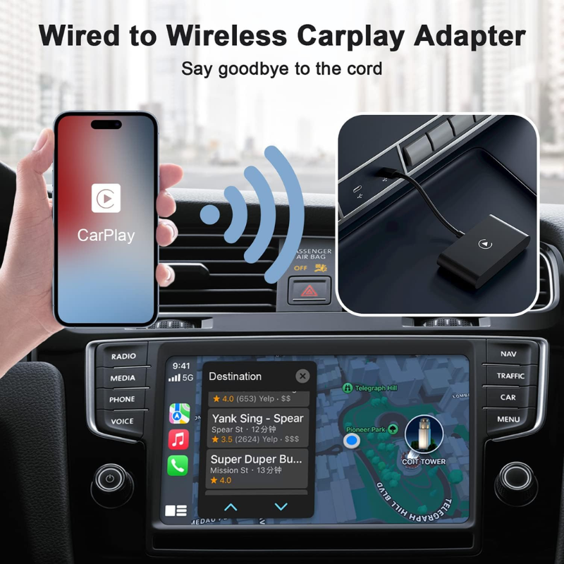 Wireless CarPlay & Android Adapter